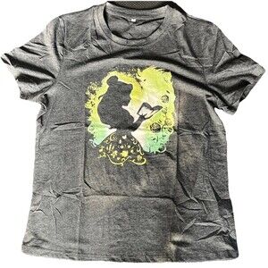 Beauty And The Beast Belle Reading T-shirt Large Black